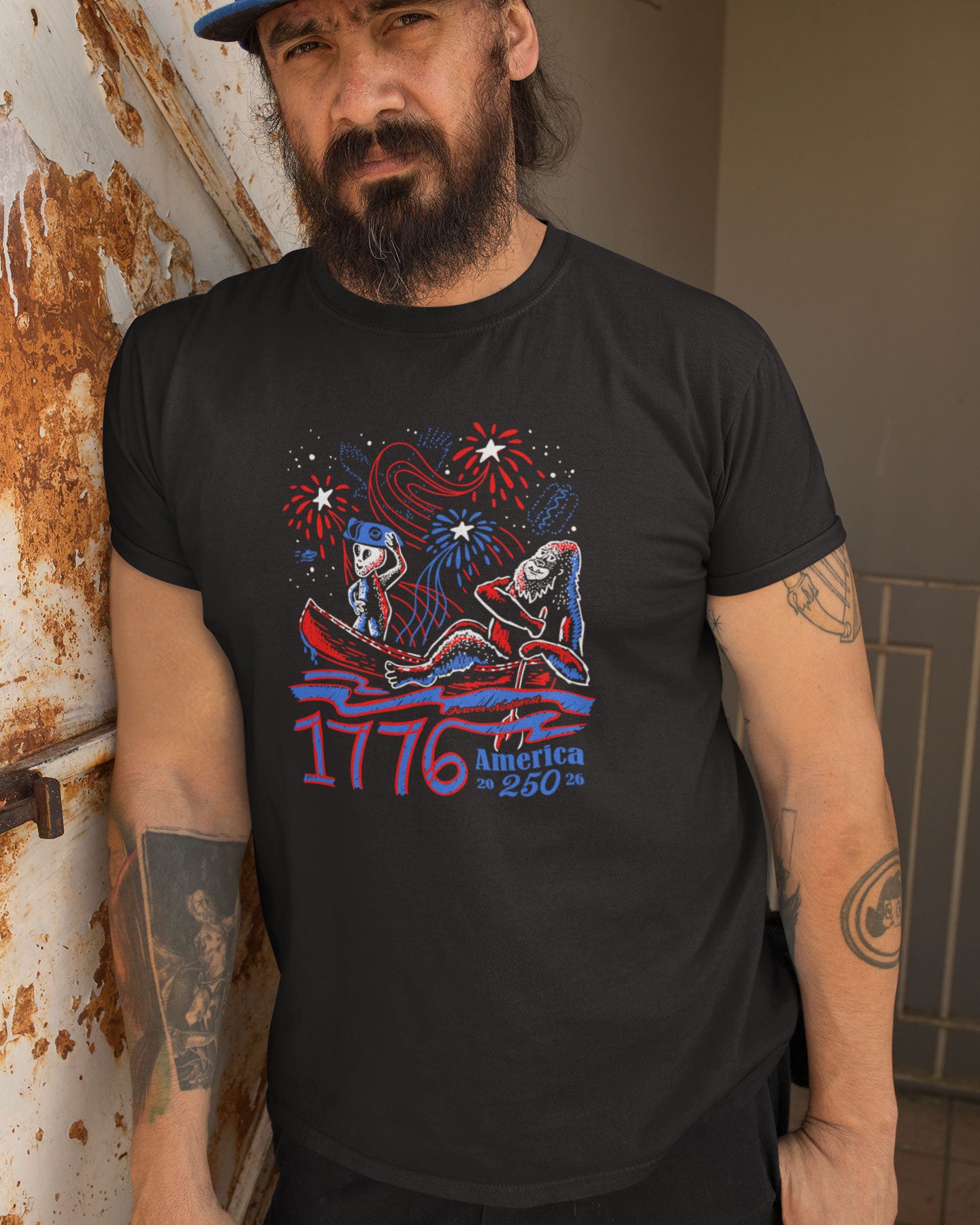 Alien & Sasquatch 1776 T-shirt – Forever Northwest
