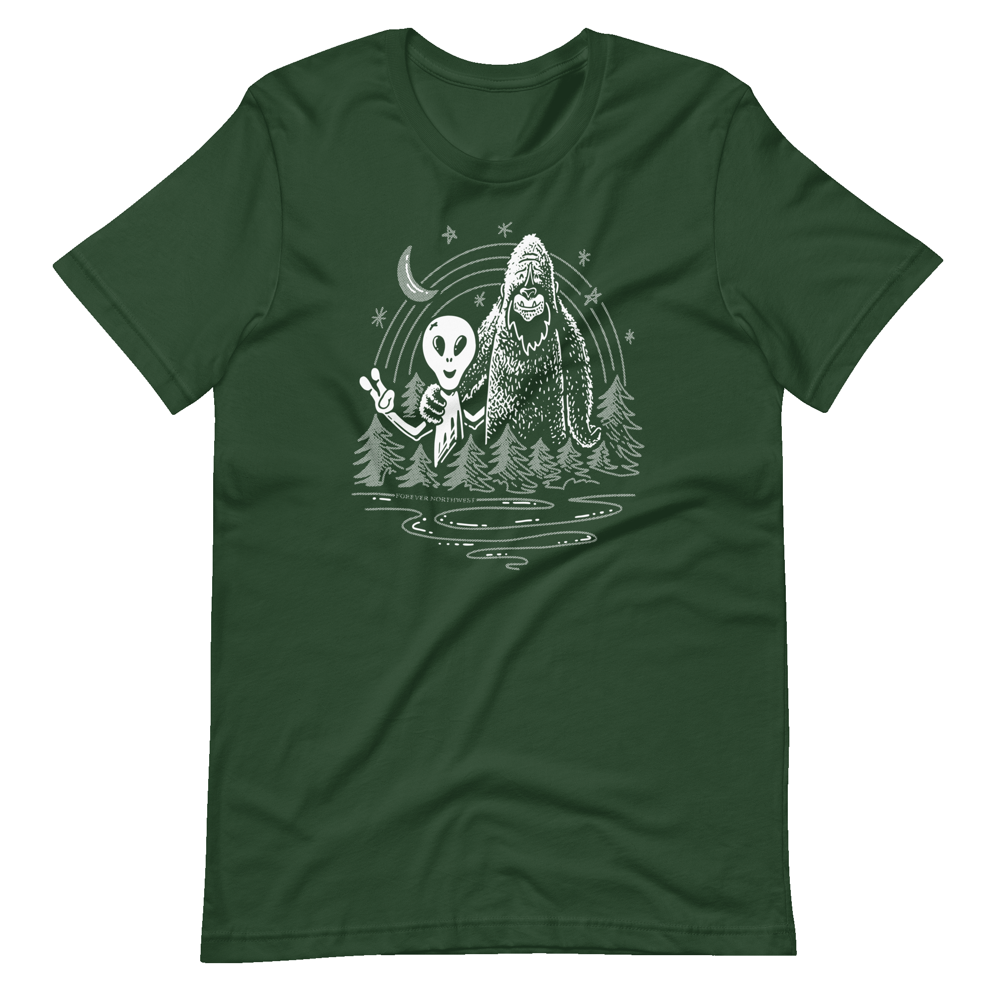 Alien & Sasquatch OG T-shirt