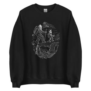 Alien & Sasquatch Hiking Sweatshirt