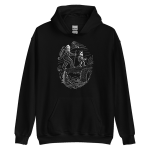 Alien & Sasquatch Hiking Hoodie