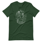 Alien & Sasquatch Hiking T-shirt