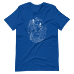 Load image into Gallery viewer, Alien &amp; Sasquatch Hiking T-shirt
