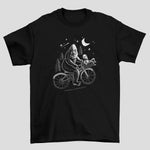 Load image into Gallery viewer, Alien &amp; Sasquatch Bike Ride T-shirt
