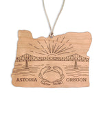 Load image into Gallery viewer, Astoria Oregon Christmas Ornament
