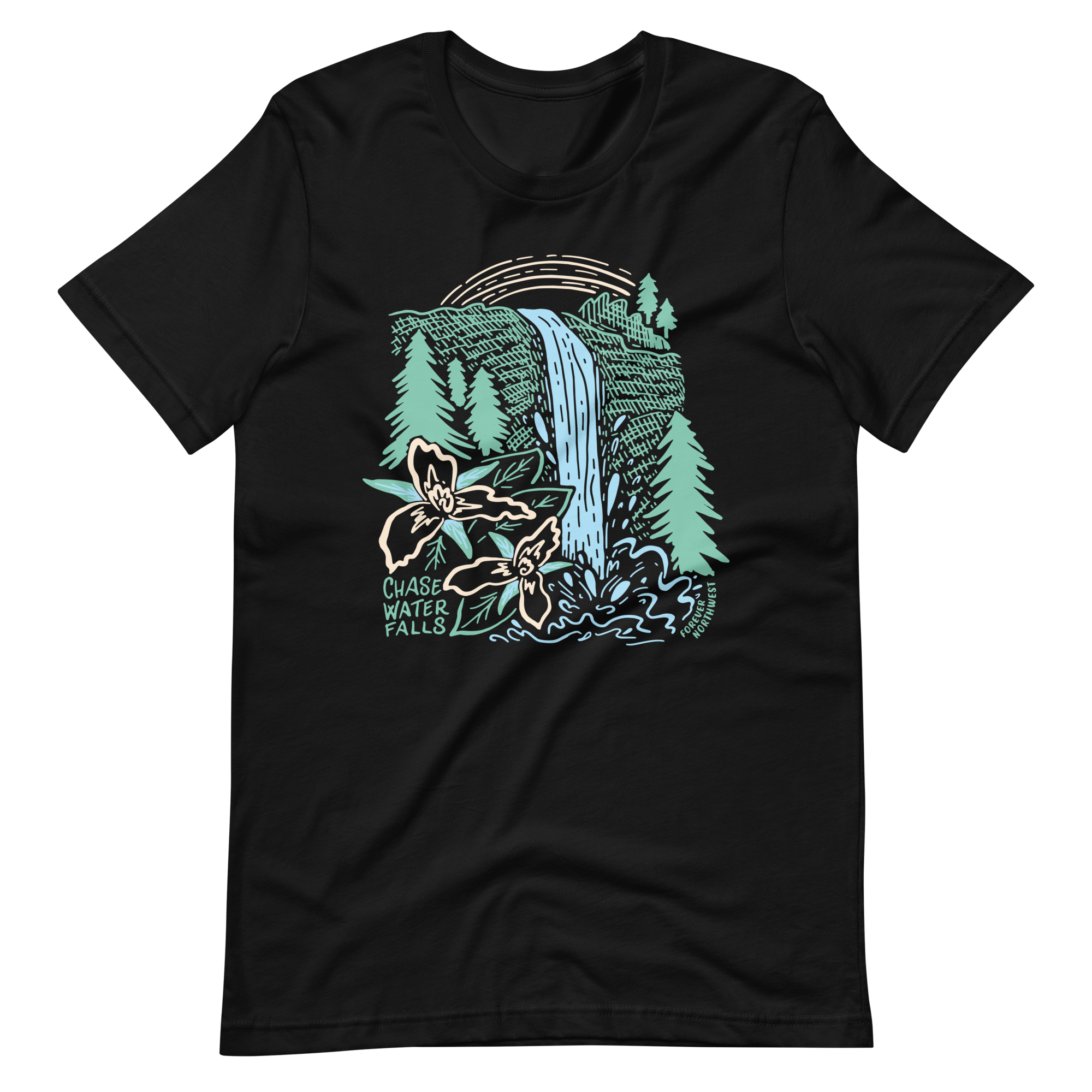 Chase Waterfalls 100% Cotton T-shirt