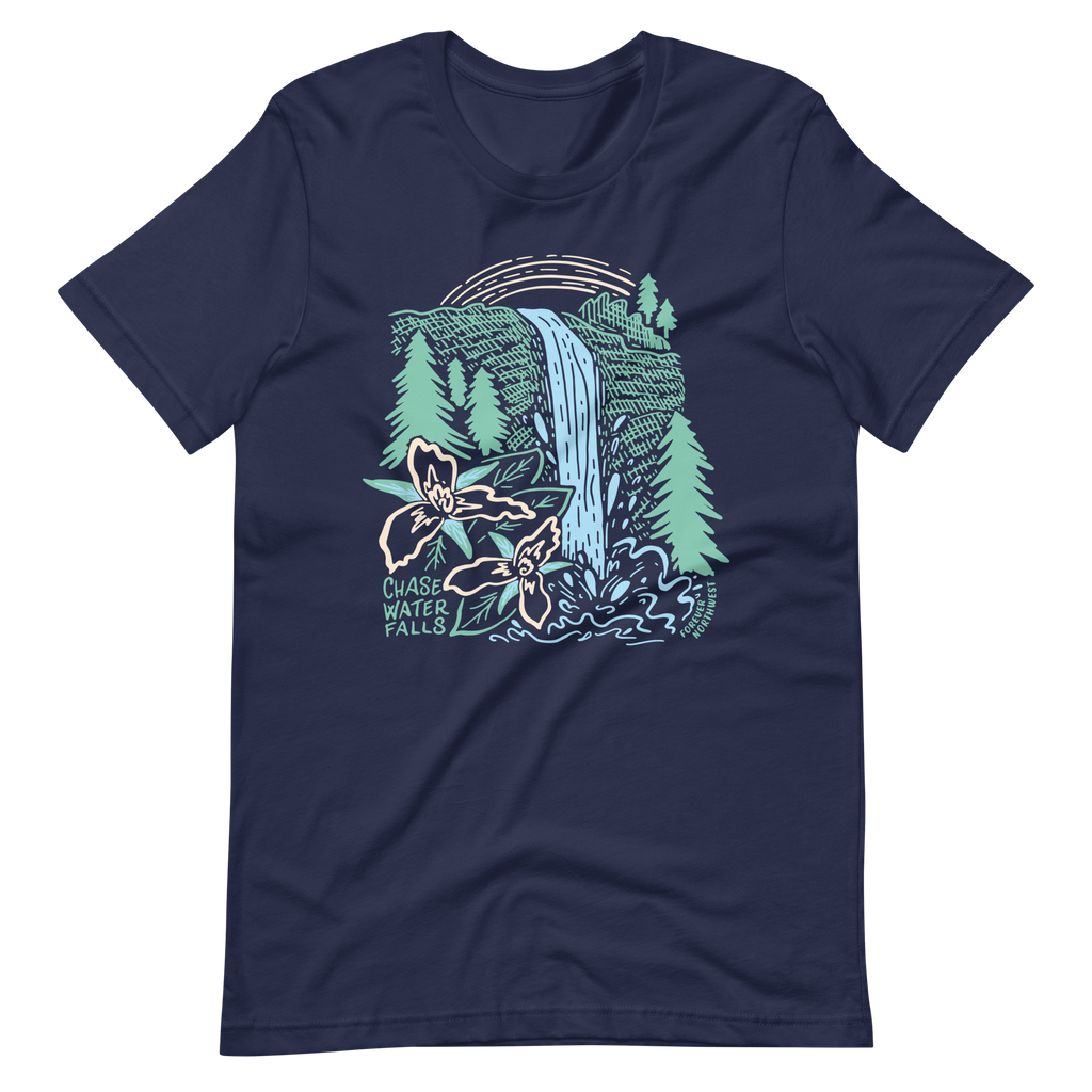 Chase Waterfalls 100% Cotton T-shirt