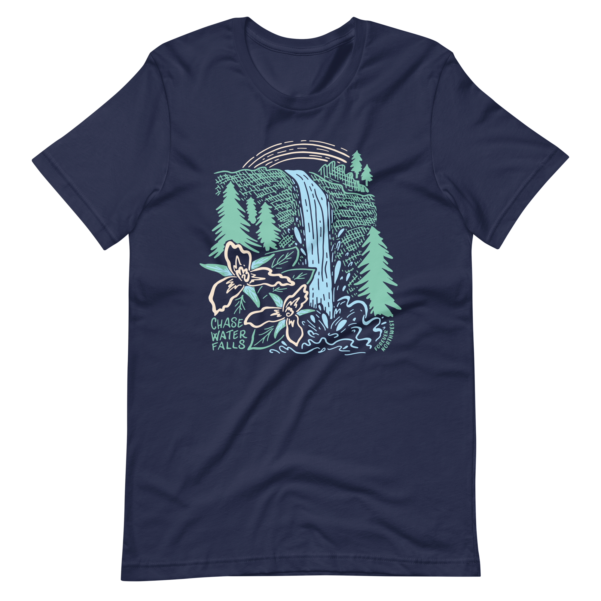 Chase Waterfalls 100% Cotton T-shirt