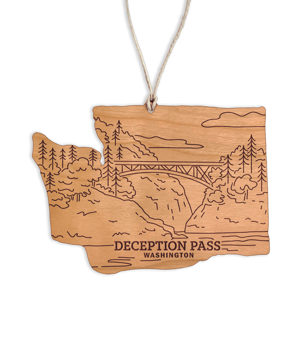 Deception Pass Christmas Ornament