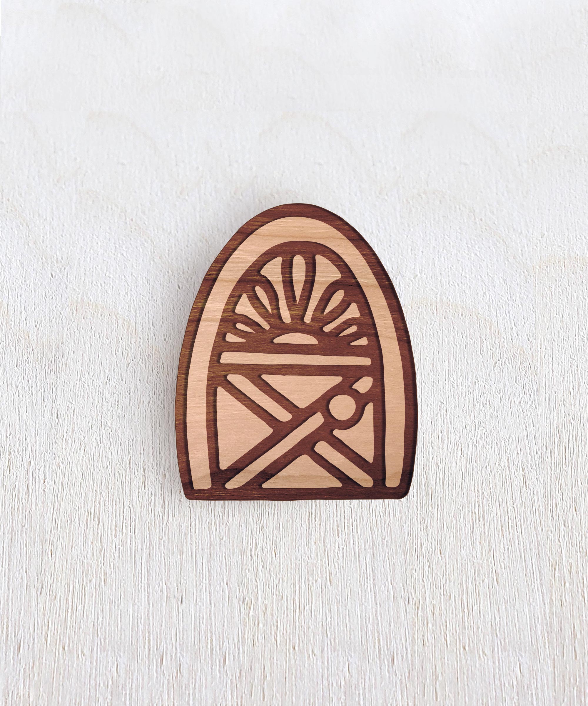 Fairy Door Wooden Pin