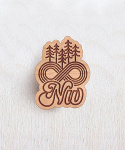 Forever Northwest Wooden Pin