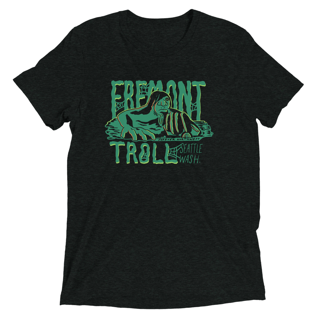 Spooky Fremont Troll Premium Triblend T-shirt