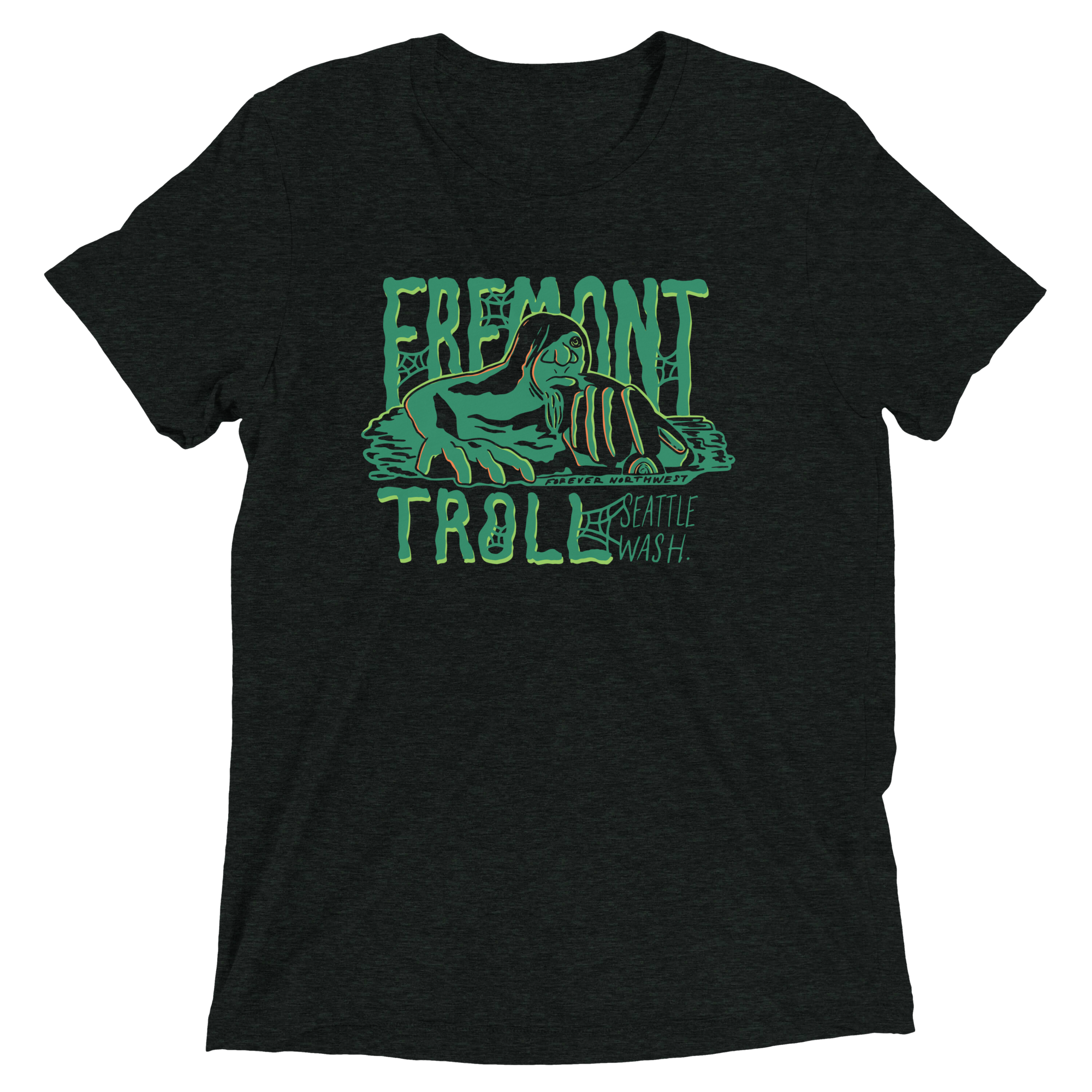 Spooky Fremont Troll Premium Triblend T-shirt