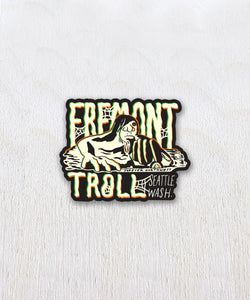 Spooky Fremont Troll Sticker