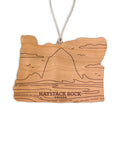 Haystack Rock Christmas Ornament