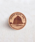 Haystack Rock Wooden Pin