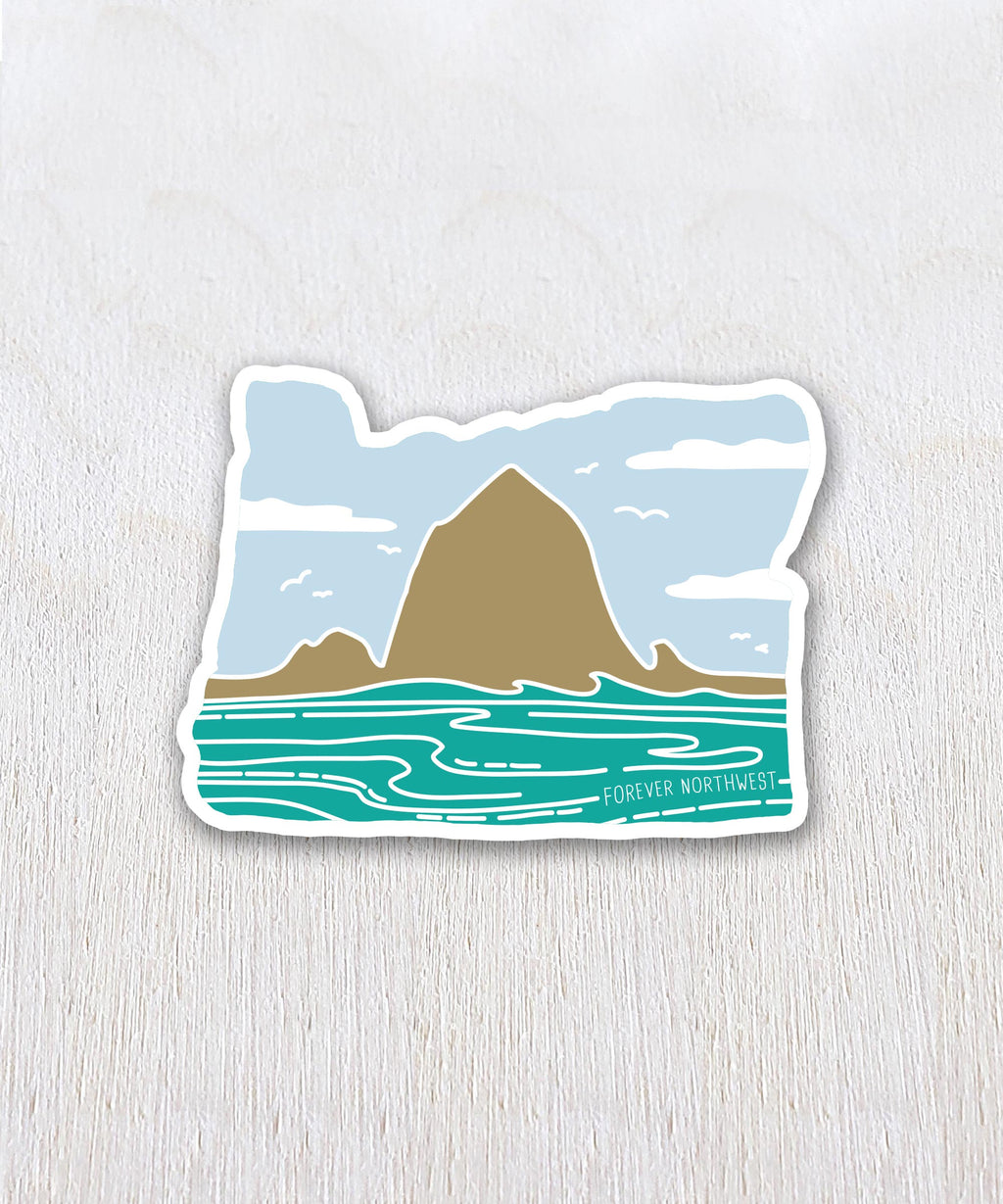 Haystack Rock Sticker