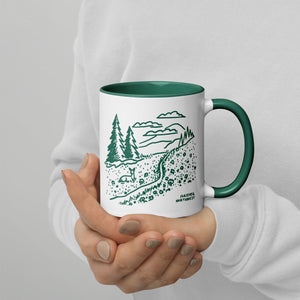 Just Here for the Views Coffee Mug