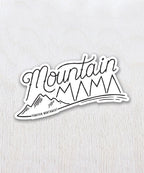 Mountain Mama Sticker - White