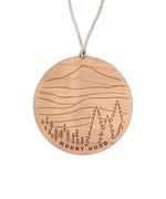 Load image into Gallery viewer, Mt. Hood Round Christmas Ornament
