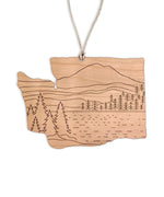 Load image into Gallery viewer, Mt. Rainier Christmas Ornament
