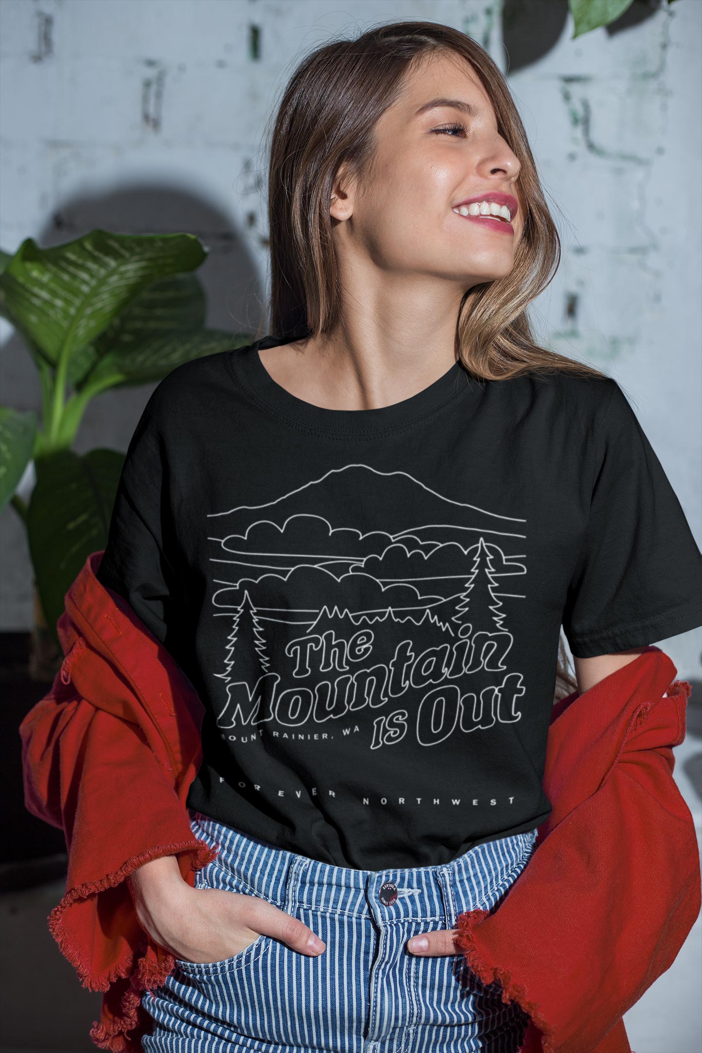 The Mountain is Out - Mt Rainier T-shirt