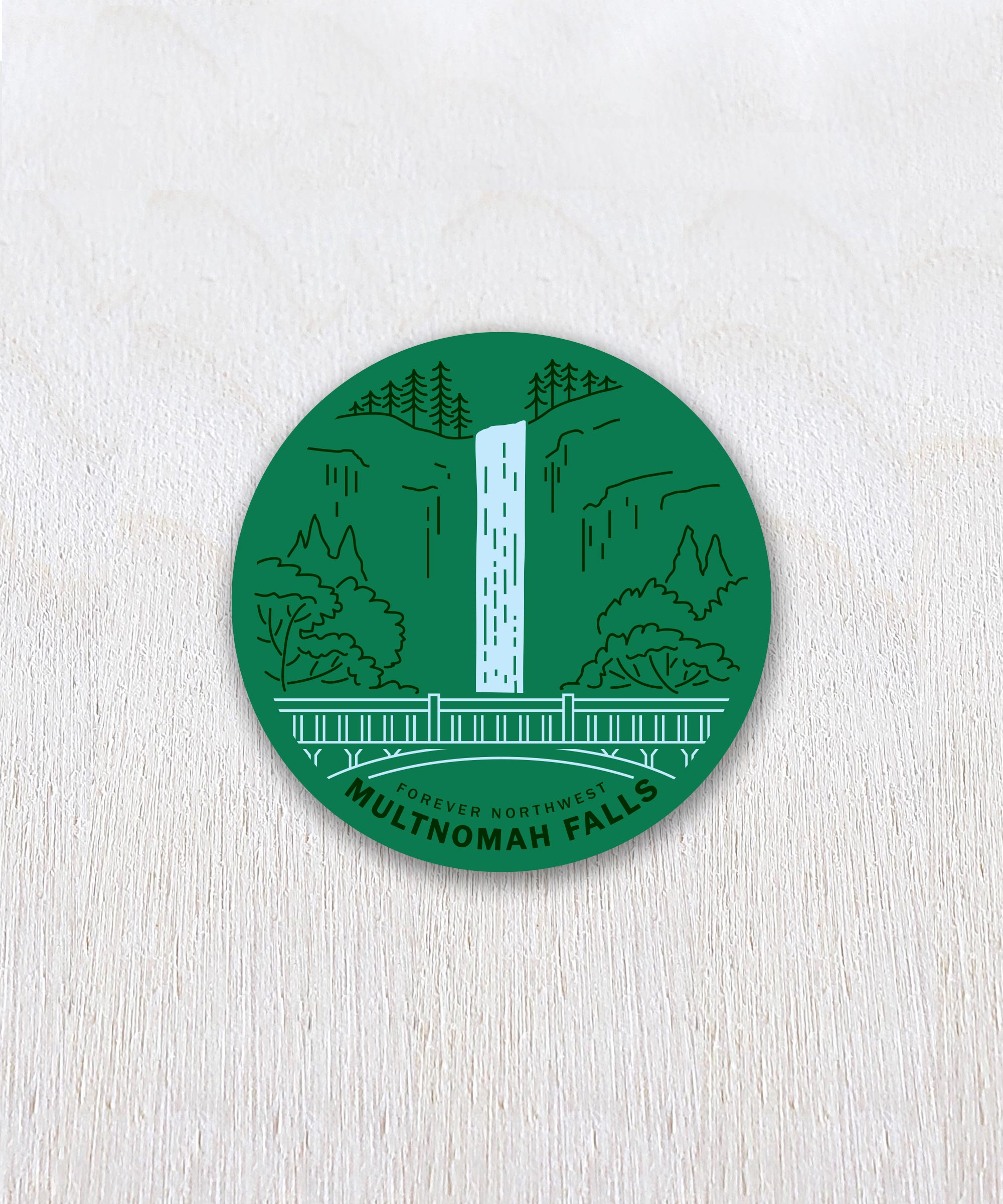 Multnomah Falls Sticker