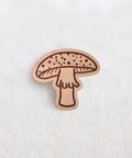 Mushroom Wooden Pin
