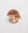 Mushroom Wooden Pin
