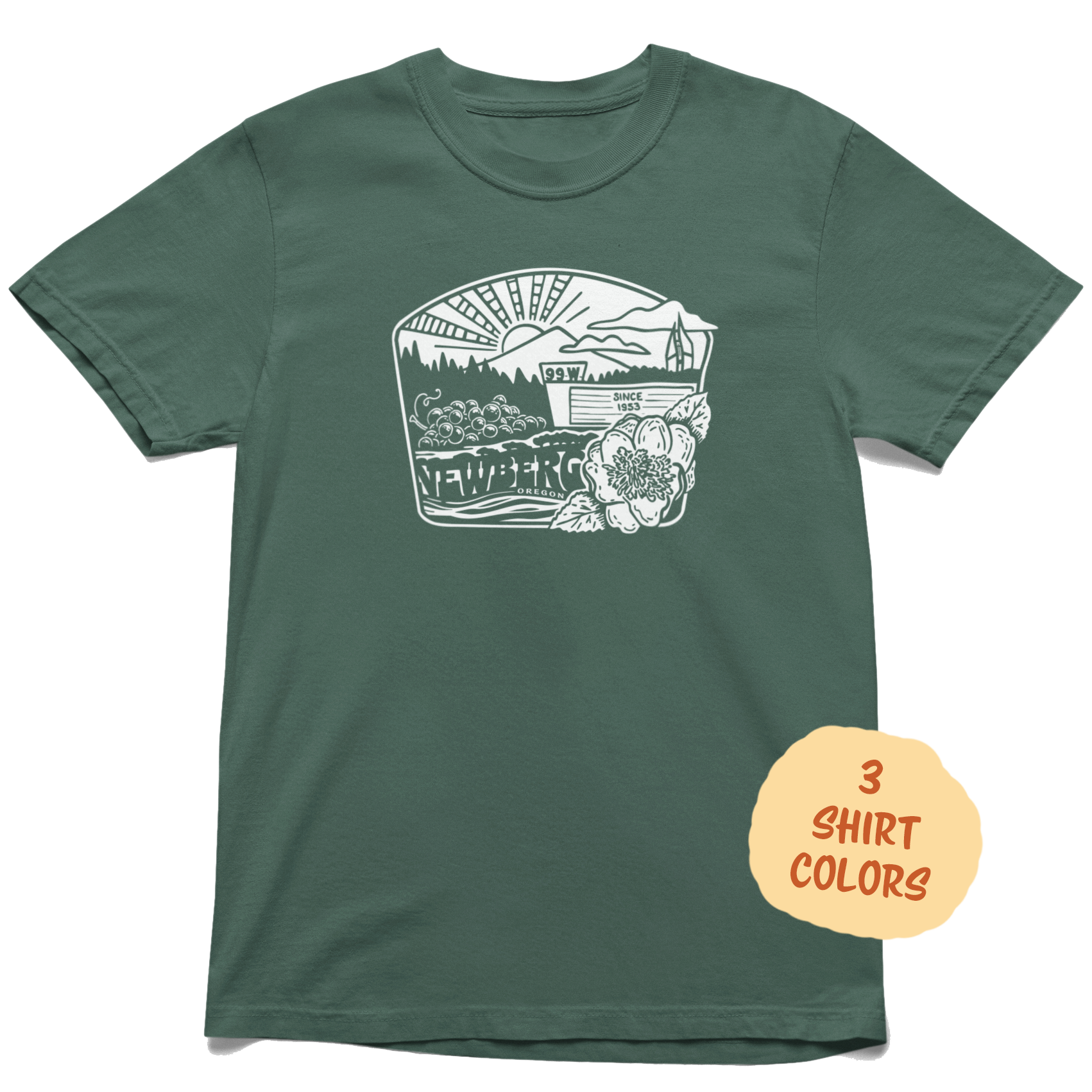 Classic Newberg Comfort Colors T-shirt