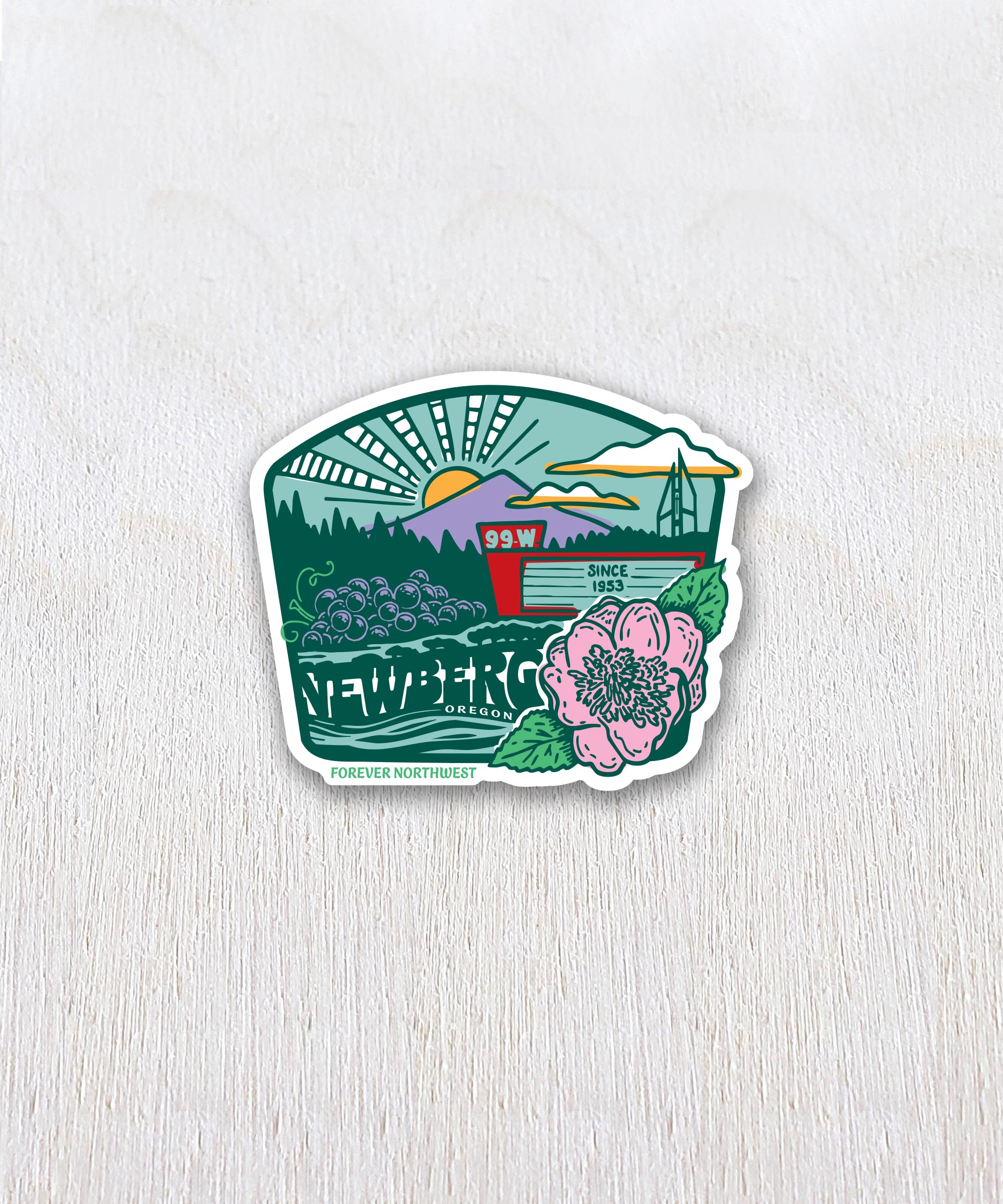 Classic Newberg Sticker