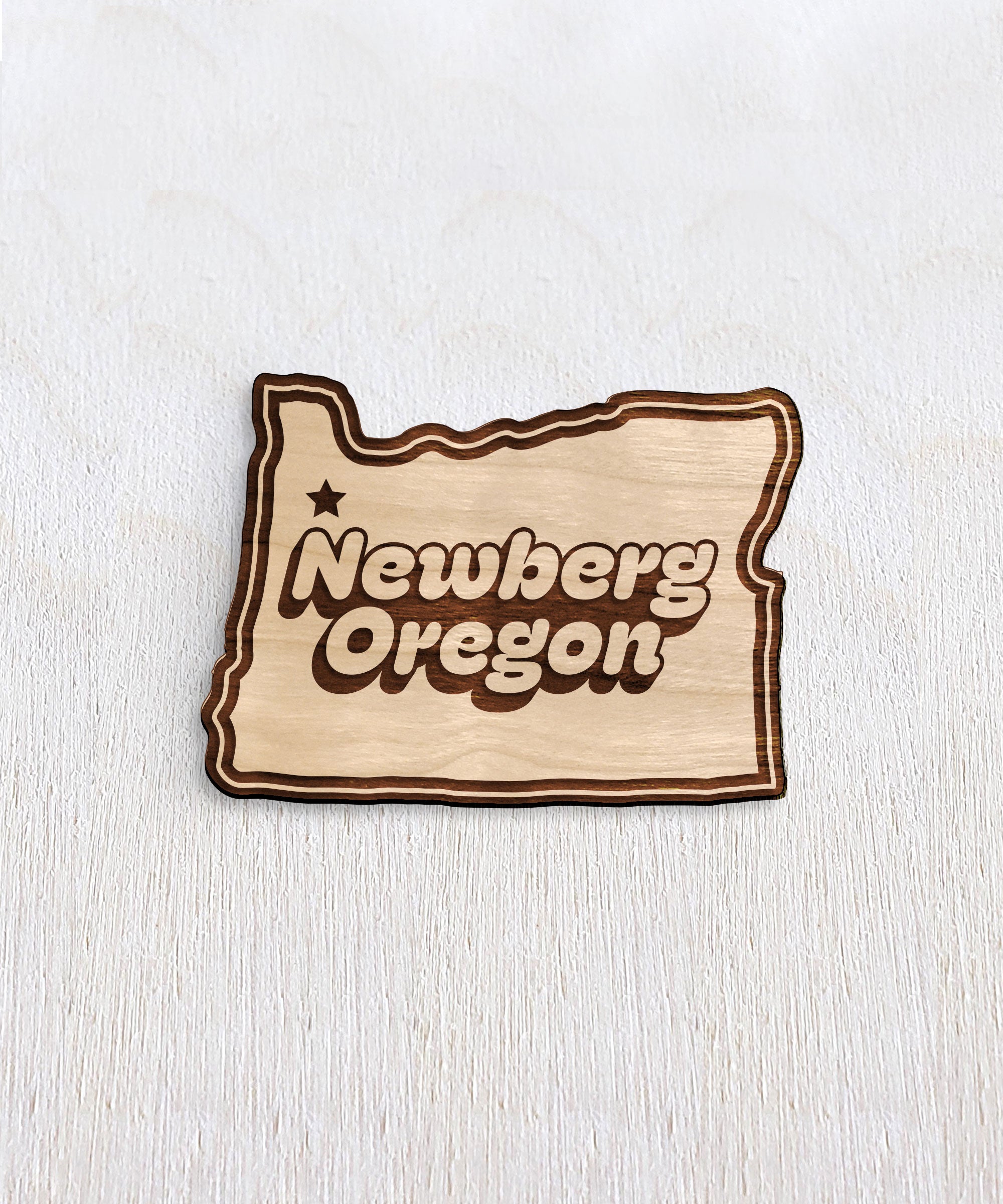 Retro Newberg Magnet