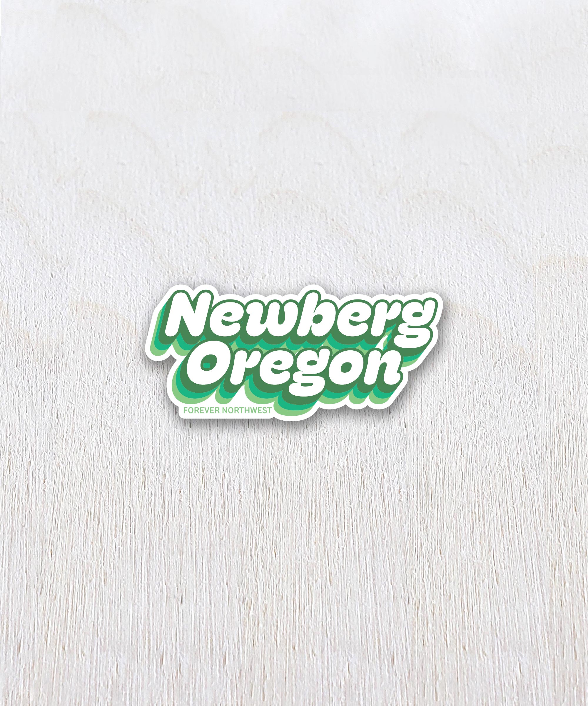 Retro Newberg Sticker