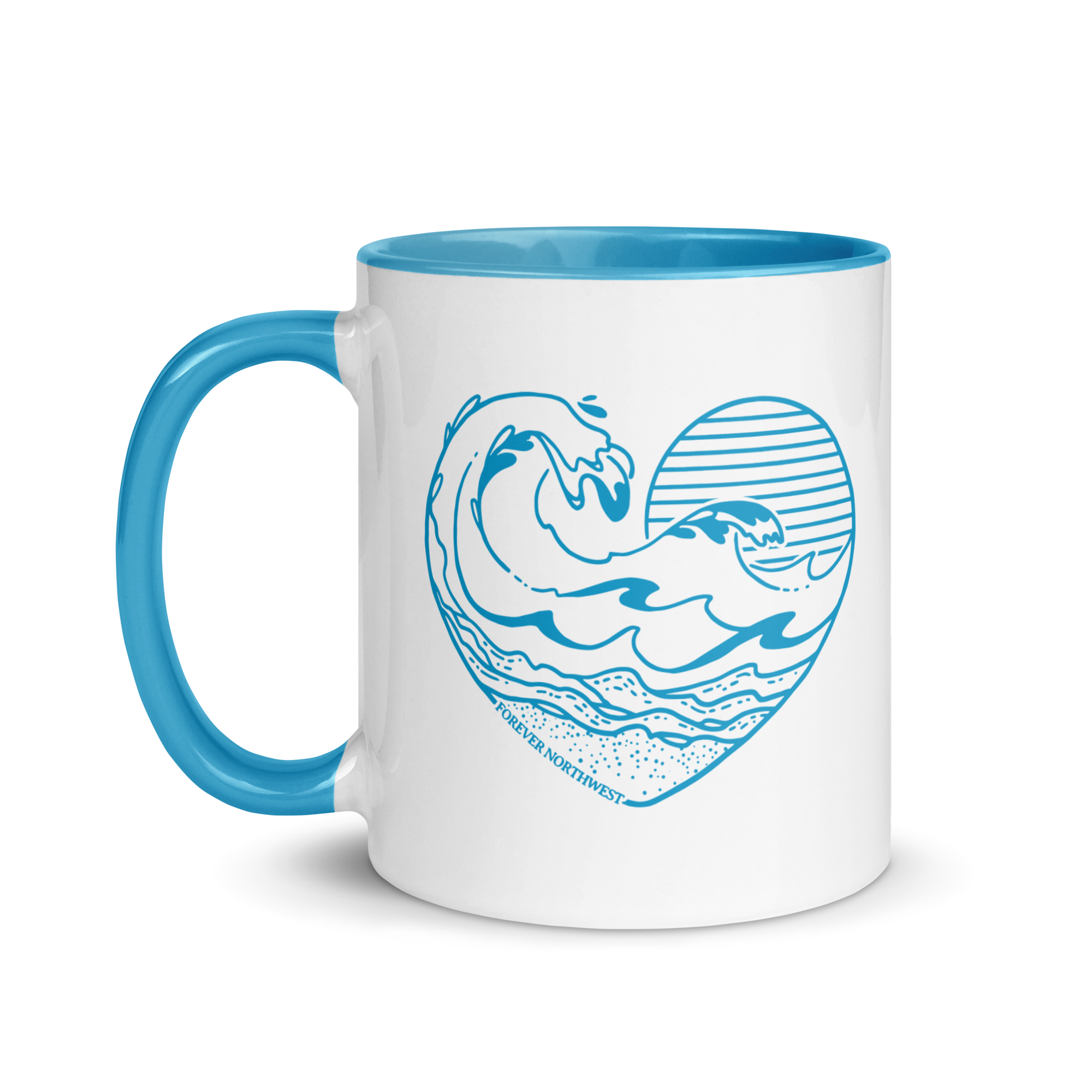 Ocean Heart Coffee Mug