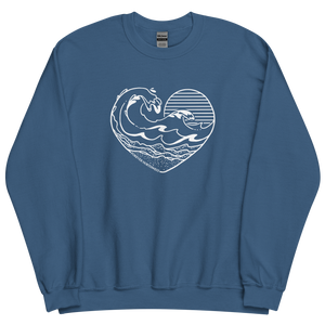 Ocean Heart Sweatshirt