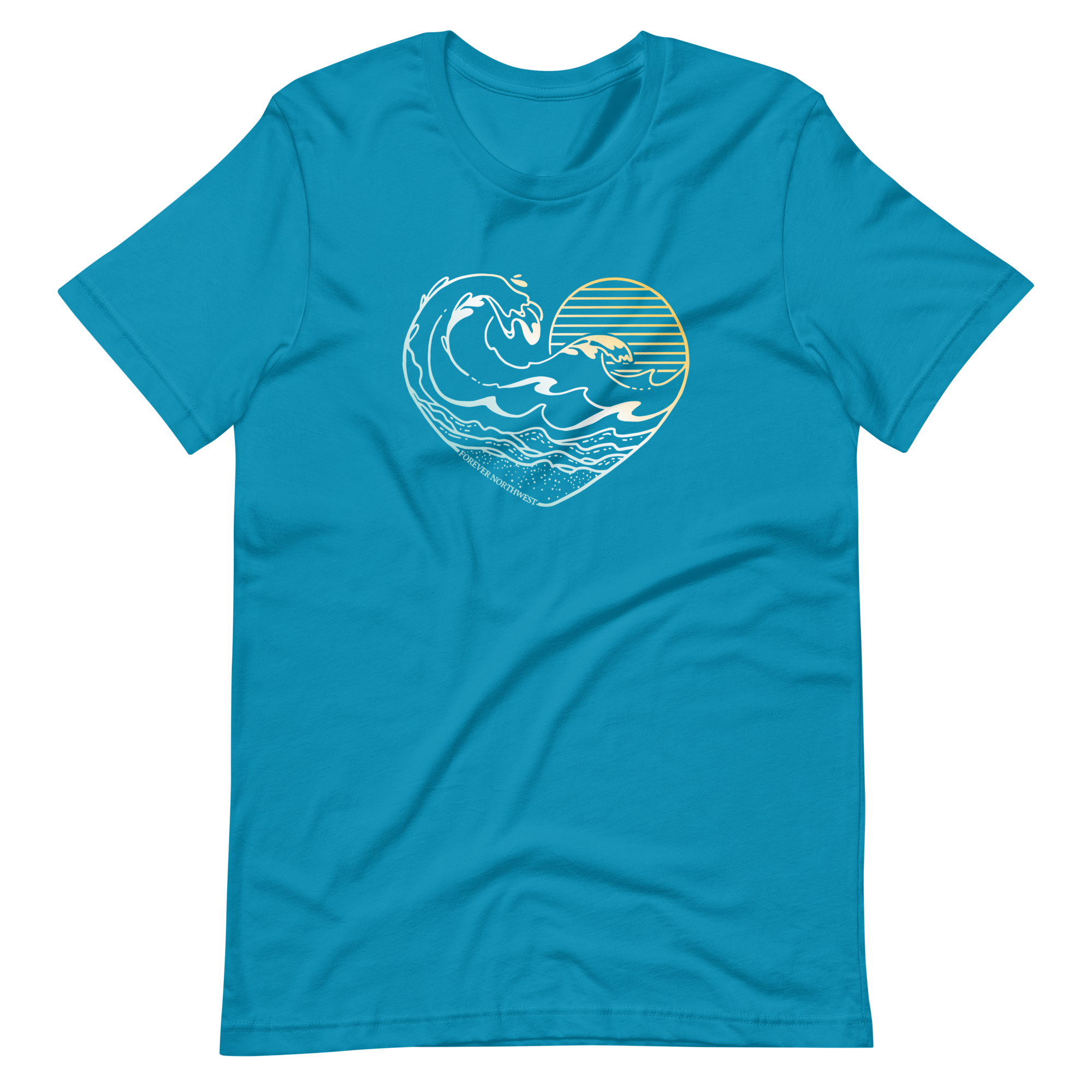 Ocean Heart 100% Cotton T-shirt