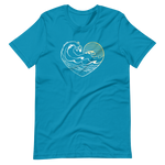 Load image into Gallery viewer, Ocean Heart 100% Cotton T-shirt
