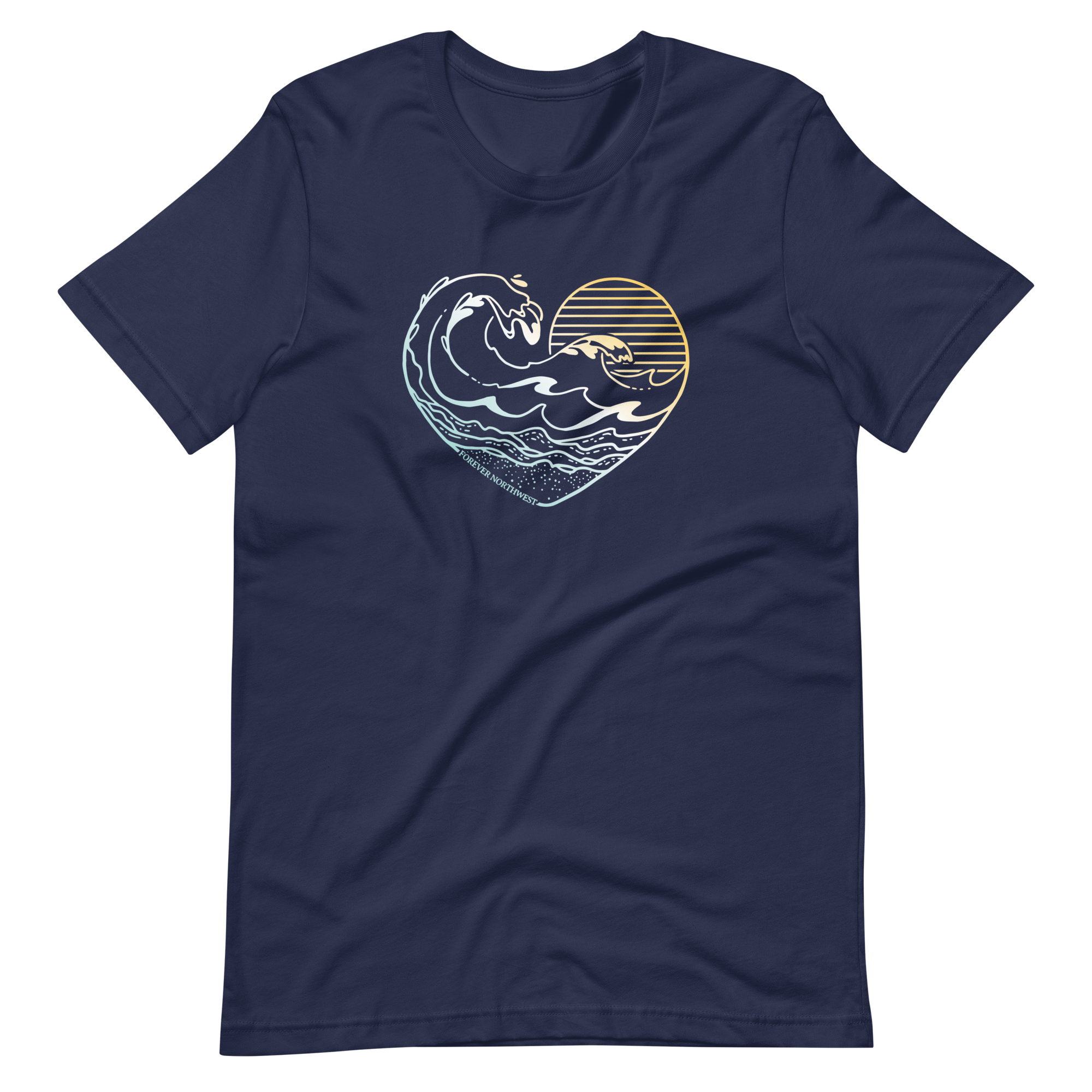 Ocean Heart 100% Cotton T-shirt
