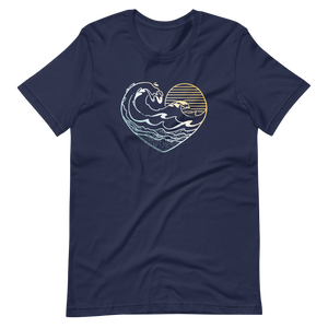 Ocean Heart 100% Cotton T-shirt