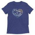 Ocean Heart Premium Triblend T-shirt