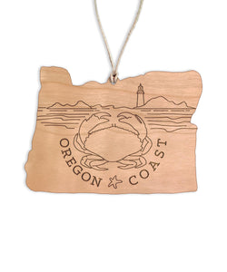 Oregon Coast Christmas Ornament