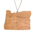 Oregon Mountains Christmas Ornament