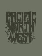 Spooky PNW Comfort Colors T-shirt
