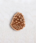 Pinecone Wooden Pin