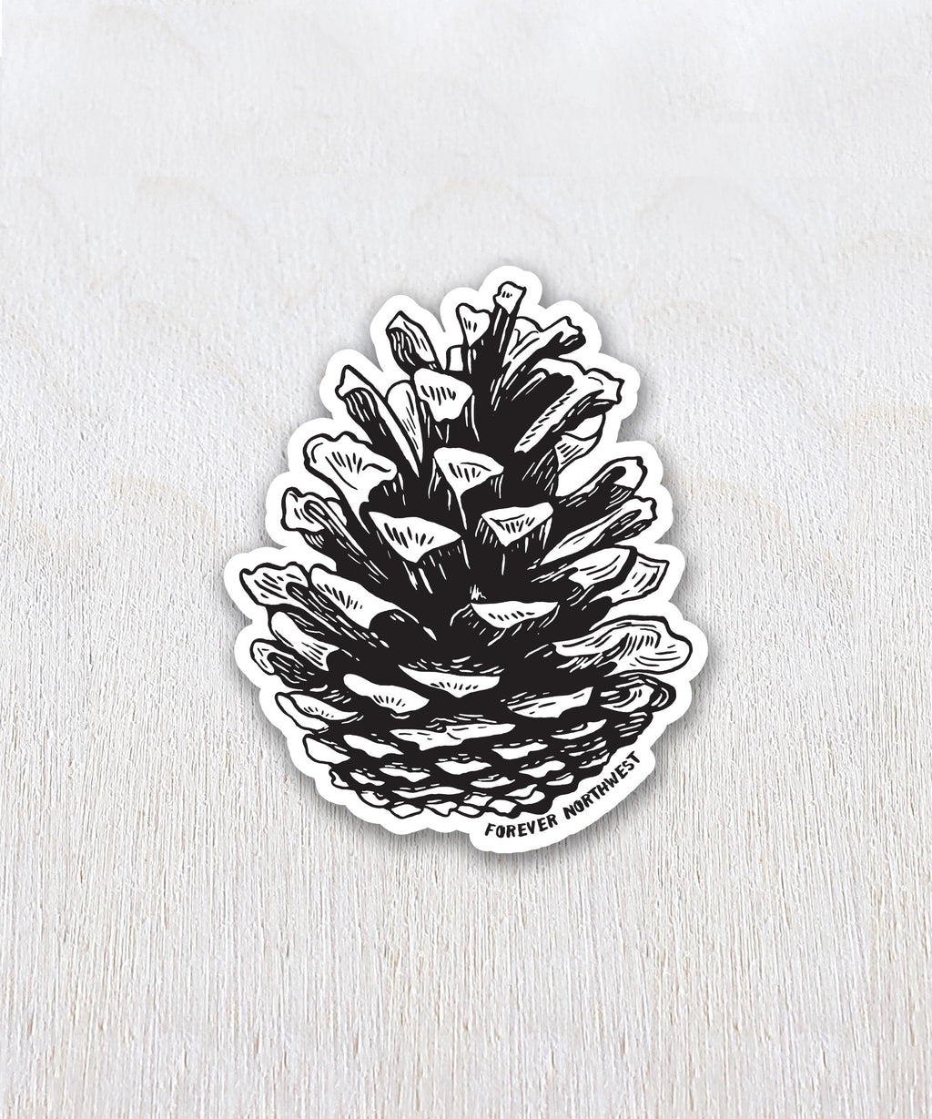 Pinecone Sticker