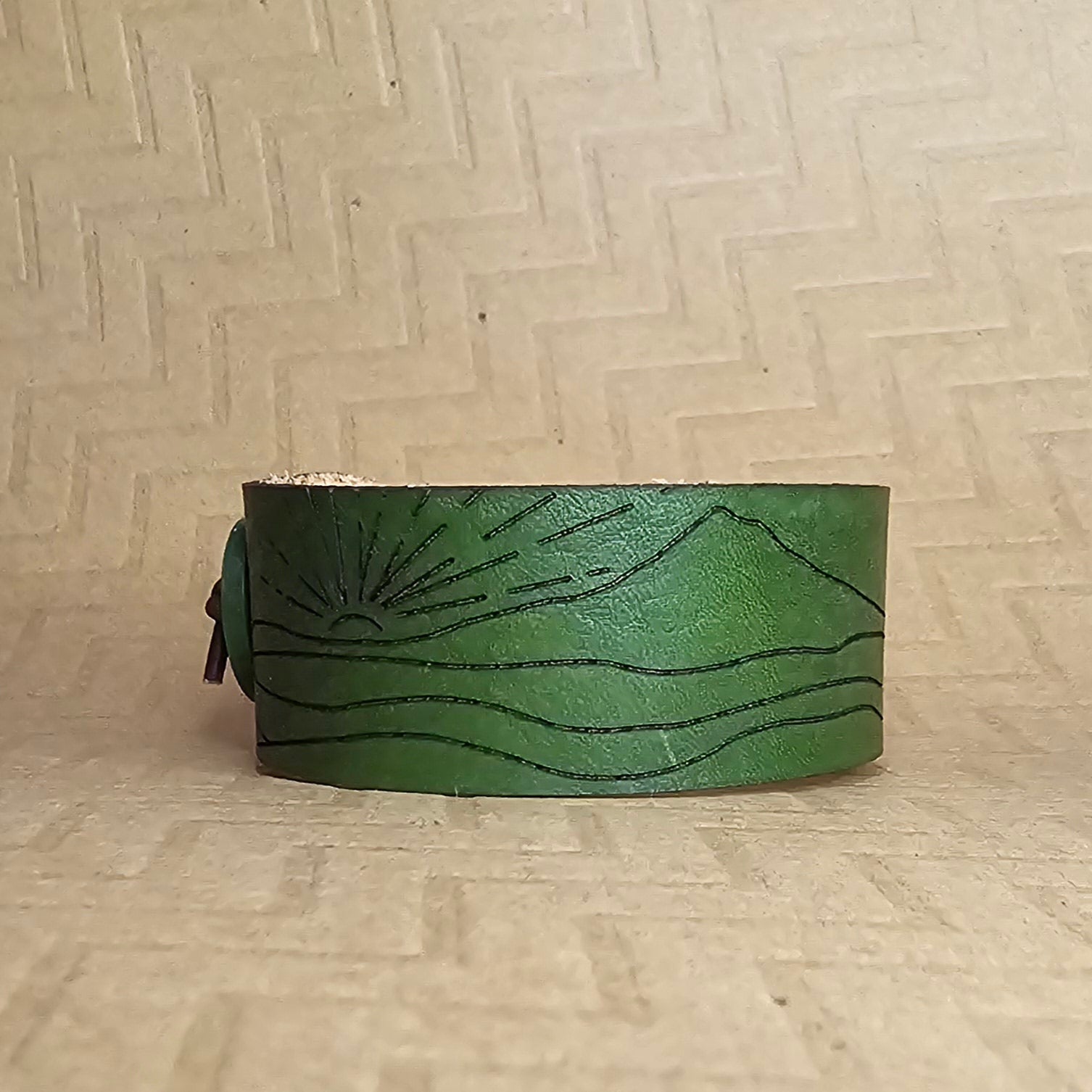 Mountain Leather Cuff