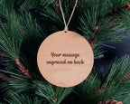 Oregon Coast Round Christmas Ornament