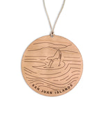 Load image into Gallery viewer, San Juan Islands Round Christmas Ornament
