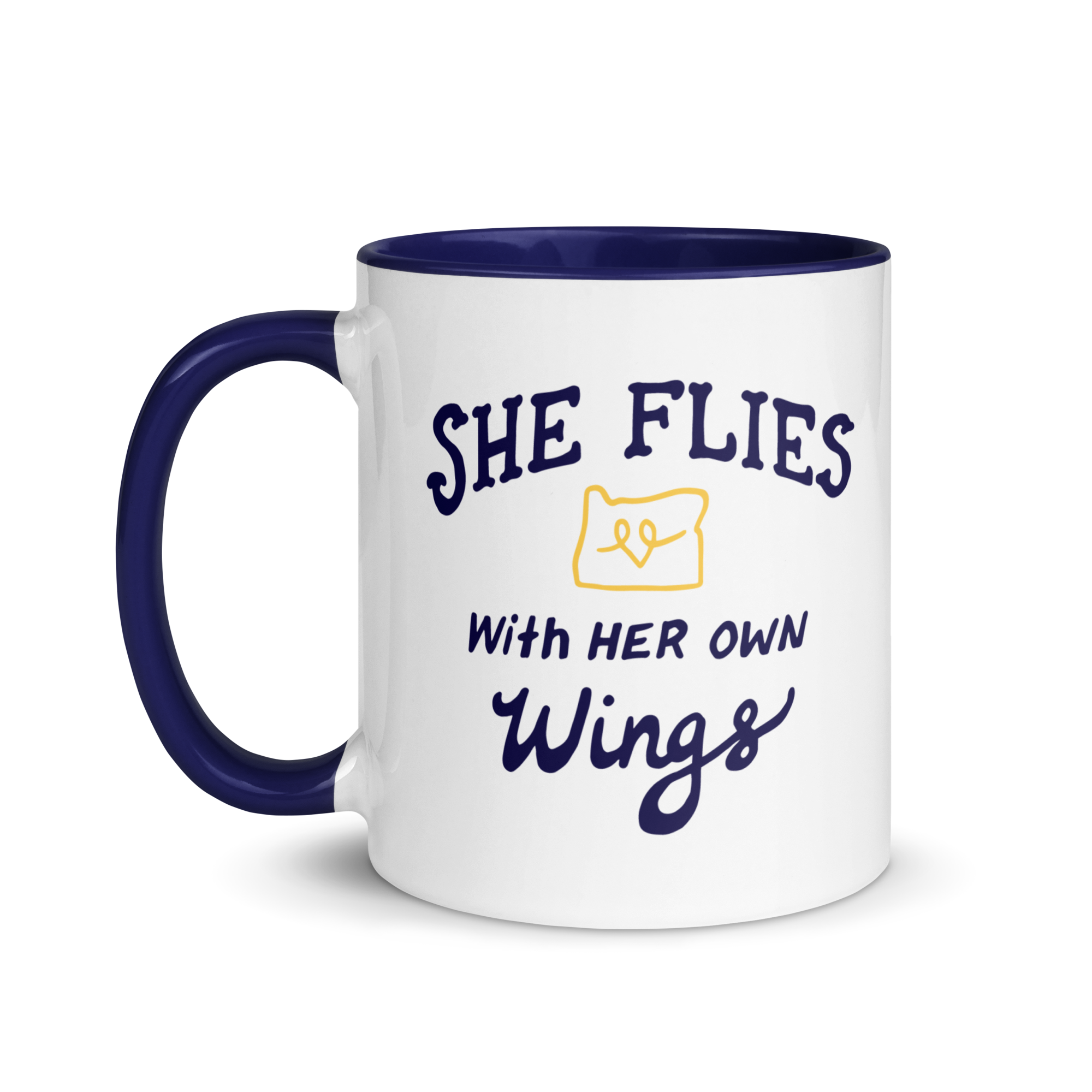 She Flies with Her Own Wings Coffee Mug