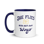 Load image into Gallery viewer, She Flies with Her Own Wings Coffee Mug
