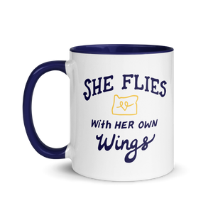 She Flies with Her Own Wings Coffee Mug